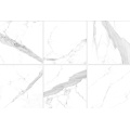 60X60cm White Speckled Ceramic Porcelanto Marble Glazed Floor Tiles